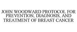 JOHN WOODWARD PROTOCOL FOR PREVENTION, DIAGNOSIS, AND TREATMENT OF BREAST CANCER trademark