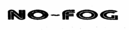NO-FOG trademark