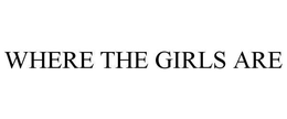 WHERE THE GIRLS ARE trademark