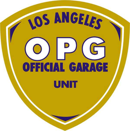 LOS ANGELES OPG OFFICIAL GARAGE UNIT trademark