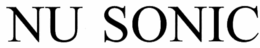 NU SONIC trademark
