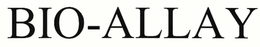 BIO-ALLAY trademark