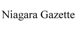 NIAGARA GAZETTE trademark