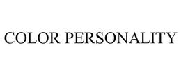 COLOR PERSONALITY trademark