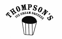 THOMPSON'S ICE CREAM SQUEEZE trademark