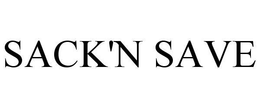 SACK'N SAVE trademark