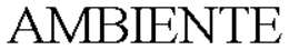 AMBIENTE trademark