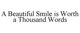 A BEAUTIFUL SMILE IS WORTH A THOUSAND WORDS trademark