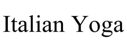 ITALIAN YOGA trademark