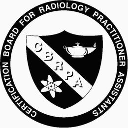 CBRPA CERTIFICATION BOARD FOR RADIOLOGYPRACTITIONER ASSISTANTS trademark