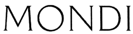 MONDI trademark