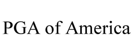 PGA OF AMERICA trademark