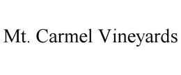 MT. CARMEL VINEYARDS trademark