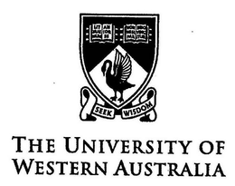 SEEK WISDOM THE UNIVERSITY OF WESTERN AUSTRALIA trademark