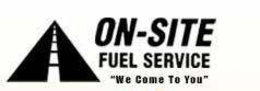 ON-SITE FUEL SERVICE "WE COME TO YOU" trademark