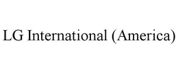 LG INTERNATIONAL (AMERICA) trademark
