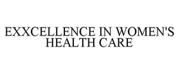 EXXCELLENCE IN WOMEN'S HEALTH CARE trademark