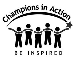 CHAMPIONS IN ACTION BE INSPIRED trademark