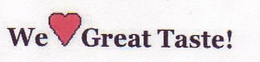 WE GREAT TASTE! trademark