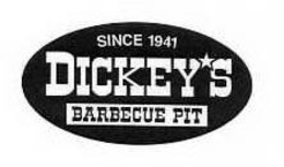 DICKEY'S BARBECUE PIT SINCE 1941 trademark