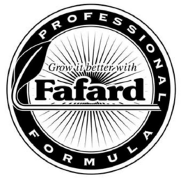 GROW IT BETTER WITH FAFARD PROFESSIONAL FORMULA trademark