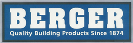 BERGER QUALITY BUILDING PRODUCTS SINCE 1874 trademark