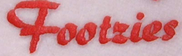 FOOTZIES trademark