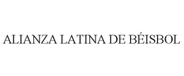 ALIANZA LATINA DE BÉISBOL trademark