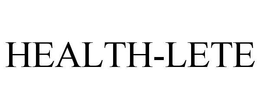 HEALTH-LETE trademark