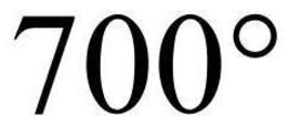 700° trademark