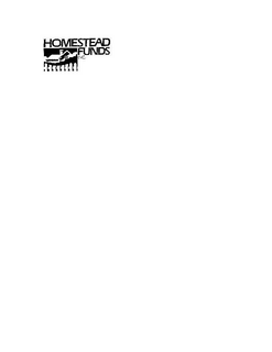 HOMESTEAD FUNDS INC. trademark