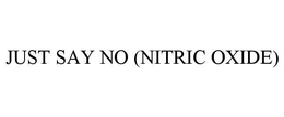 JUST SAY NO (NITRIC OXIDE) trademark