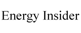 ENERGY INSIDER trademark