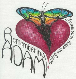 REMEMBERING ADAM TELLING OUR STORY SO NO MORE DIE trademark