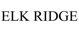 ELK RIDGE trademark