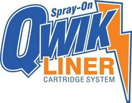 SPRAY-ON QWIK LINER CARTRIDGE SYSTEM trademark