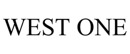 WEST ONE trademark