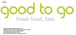 GOOD TO GO FRESH FOOD, FAST trademark