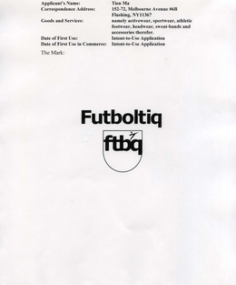 FUTBOLTIQ FTBQ trademark