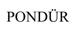 PONDÜR trademark