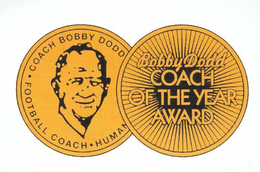 COACH BOBBY DODD FOOTBALL COACH HUMAN BOBBY DODD COACH OF THE YEAR AWARD trademark