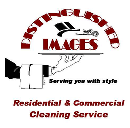 DISTINGUISHED IMAGES SERVING YOU WITH STYLE RESIDENTIAL & COMMERCIAL CLEANING SERVICE trademark