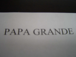 PAPA GRANDE trademark