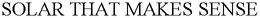 SOLAR THAT MAKES SENSE trademark