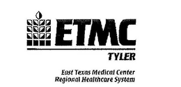 ETMC TYLER EAST TEXAS MEDICAL CENTER REGIONAL HEALTHCARE SYSTEM trademark