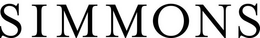 SIMMONS trademark