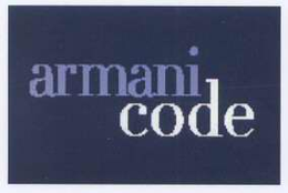 ARMANI CODE trademark