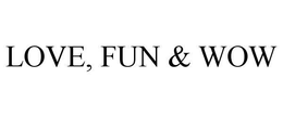 LOVE, FUN & WOW trademark