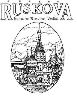 RUSKOVA SELECT GENUINE RUSSIAN VODKA trademark