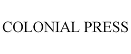 COLONIAL PRESS trademark